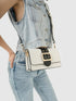 Adrianne Metal Buckle Crossbody Bag